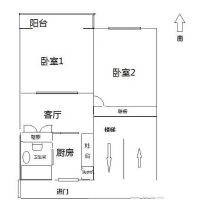 岳阳小区二房房型